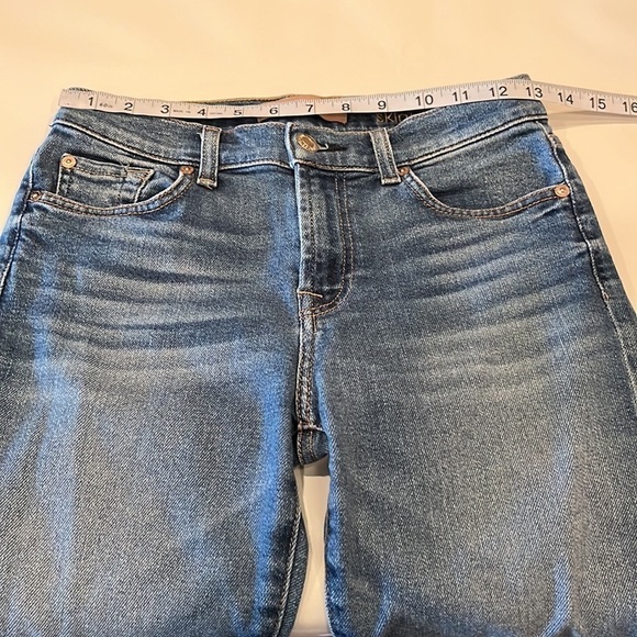7 For All Mankind Luxe Vintage The Ankle Skinny Size 27 - Picture 4 of 16